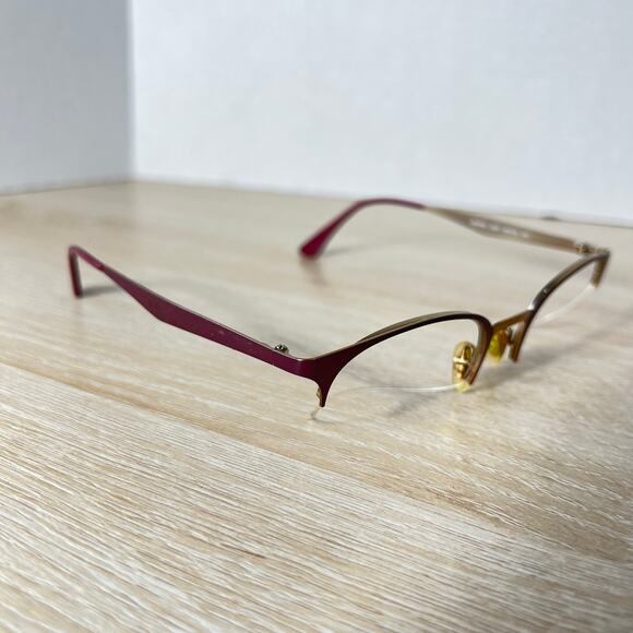 Ray-Ban RB6422 3007 Eyeglasses FRAMES ONLY Half Rim Red 49-19-140 main image 11